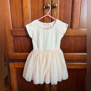 Taylor Joelle Cream Dress-4T